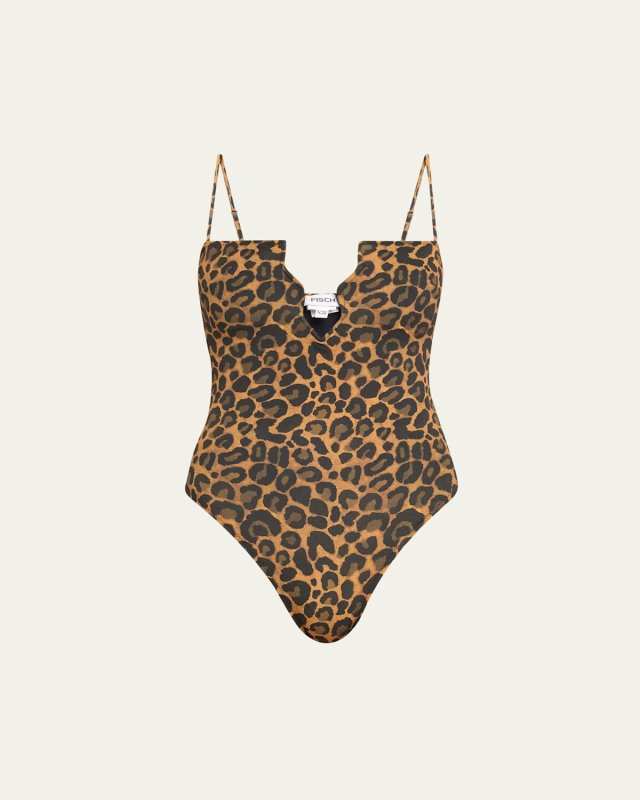Painted Leopard Regatta One-Piece Swimsuit